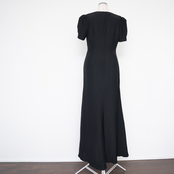 Ieena for Mac Duggal -  leena Rhinestone Cutout Sheath Gown - Picture 3 of 10